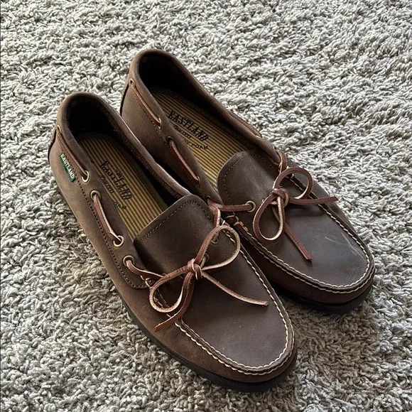 Eastland Brown Leather Men's Yarmouth Boat Camp Moc Shoes
