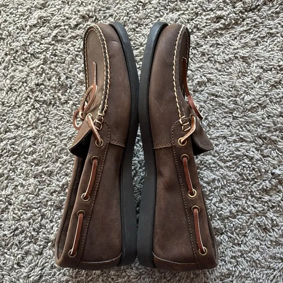 Eastland Brown Leather Men's Yarmouth Boat Camp Moc Shoes