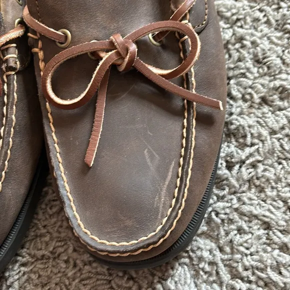 Eastland Brown Leather Men's Yarmouth Boat Camp Moc Shoes