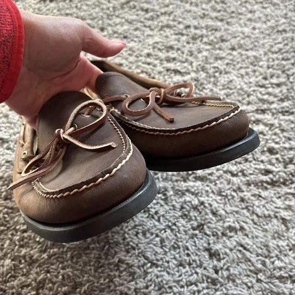 Eastland Brown Leather Men's Yarmouth Boat Camp Moc Shoes