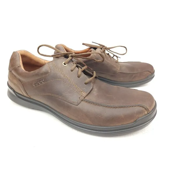 ECCO Bicycle-Toe Brown 13-13.5 (47 EU) Men Helsinki Dress Shoes