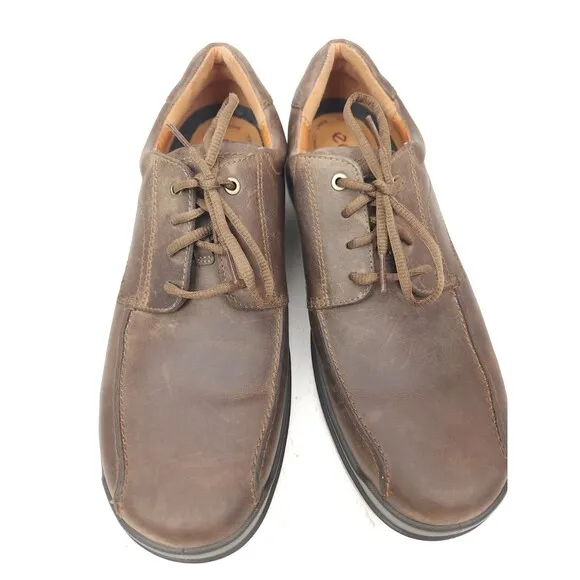 ECCO Bicycle-Toe Brown 13-13.5 (47 EU) Men Helsinki Dress Shoes