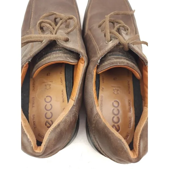 ECCO Bicycle-Toe Brown 13-13.5 (47 EU) Men Helsinki Dress Shoes