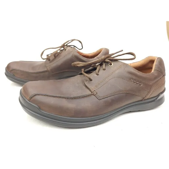 ECCO Bicycle-Toe Brown 13-13.5 (47 EU) Men Helsinki Dress Shoes
