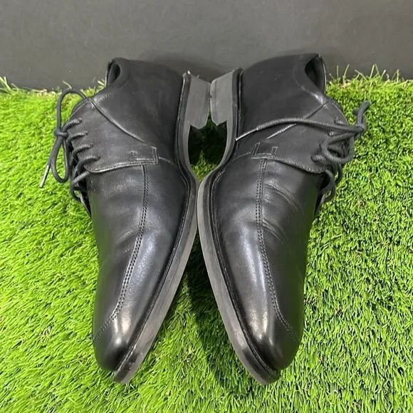 Ecco Calcan Apron Toe Derby | Black
