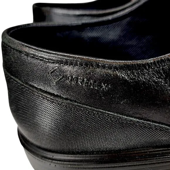 Ecco Dress Shoe sz 47 US 13 Men Helsinki 2 Gortex Derby Black Square Toe Leather