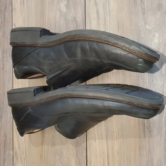 ECCO Mens dress Loafer slip on leather  shoes boots sz US 10 EUR 44