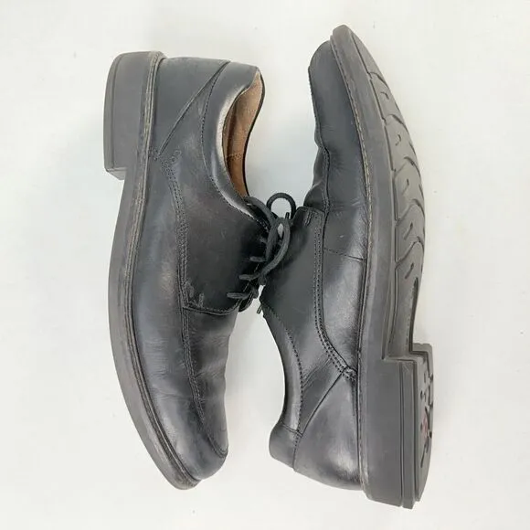 Ecco Shoes Holton Apron Toe Oxford N62111401001 Men’s Black Leather US 11 EU 45