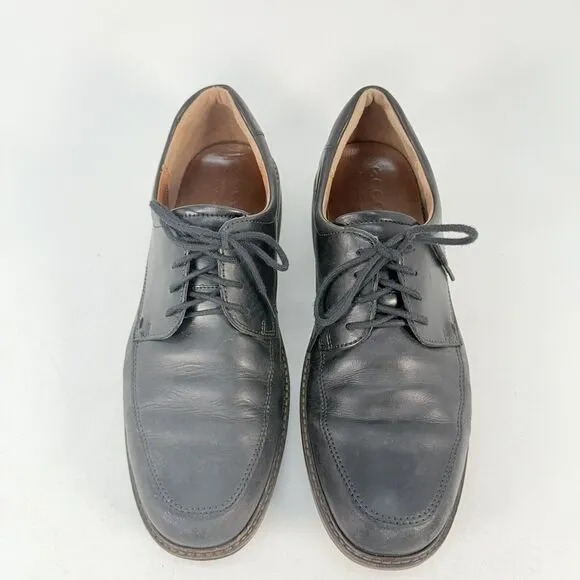 Ecco Shoes Holton Apron Toe Oxford N62111401001 Men’s Black Leather US 11 EU 45