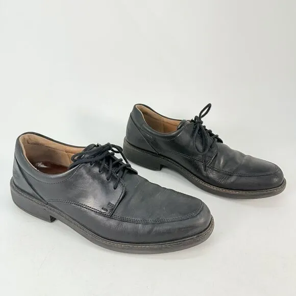 Ecco Shoes Holton Apron Toe Oxford N62111401001 Men’s Black Leather US 11 EU 45