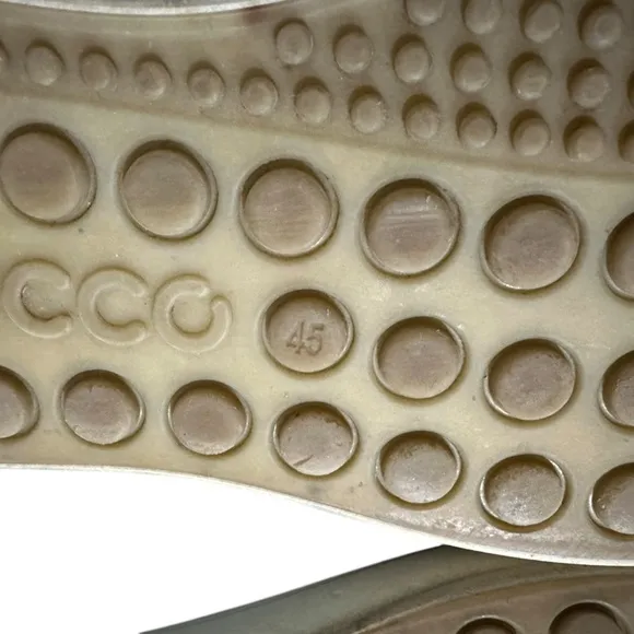 Ecco Shoes Mens Sz 11/11.5 Soft 7 Casual Sneaker Brown Leather Round Toe