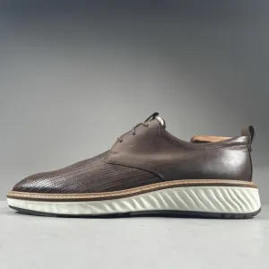 ECCO ST.1 Hybrid Men’s EU 43 US 9-9.5 Brown Plain Toe Derby Dress Shoes Sneakers