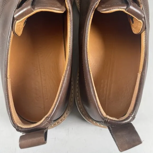 ECCO ST.1 Hybrid Men’s EU 43 US 9-9.5 Brown Plain Toe Derby Dress Shoes Sneakers