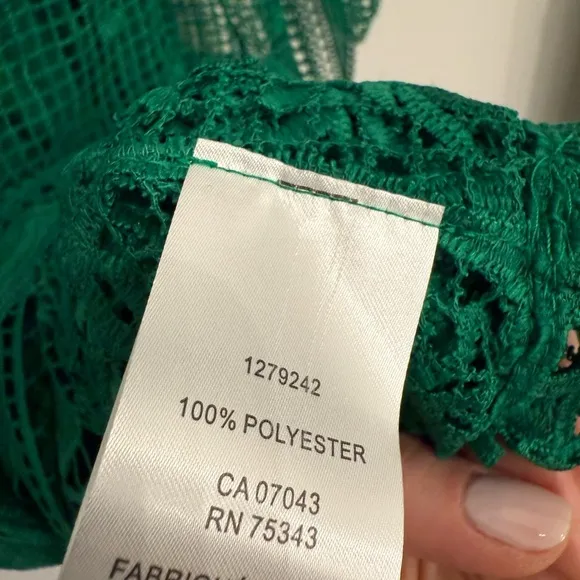 Elegant Green Lace Maxi Dress