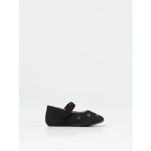 Elisabetta Franchi La Mia Bambina Girls Mary Jane Shoes Rhinestone Detail Kids