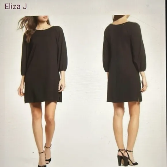 Eliza J Black Shift Dress