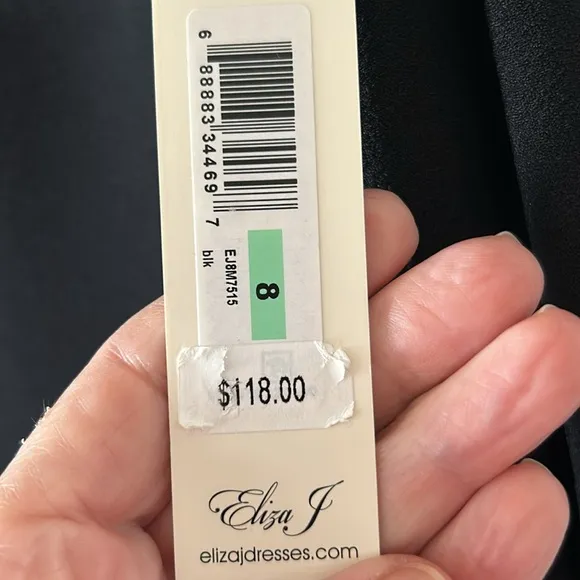 Eliza J Black Shift Dress