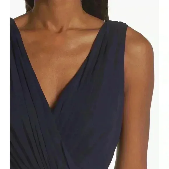 Eliza J Embellished High/Low Chiffon Dress NWT Size 14