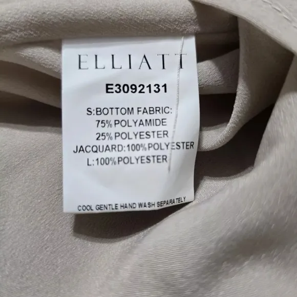 Elliat Progressive Puff-Sleeve Mini Dress in Marigold, Floral Jacquard, EUC!