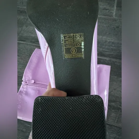 Ellie Go‎ go Boots Size 9 Pink Retro Side Zip