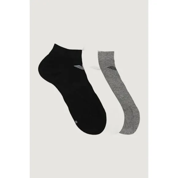 Emporio Armani Underwear 3Pack Socks SM Men Grey Underwear