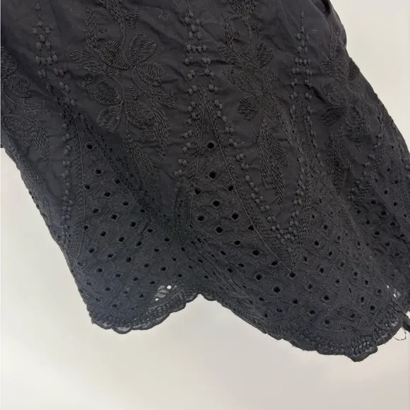En Saison Black Natural Lucia midi dress crochet