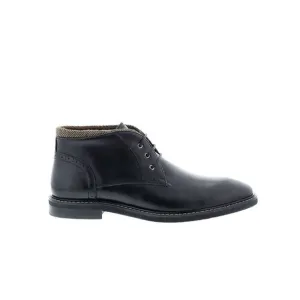 ENGLISH LAUNDRY Mens Black Padded Patterson Round Toe Leather Boots Shoes 10