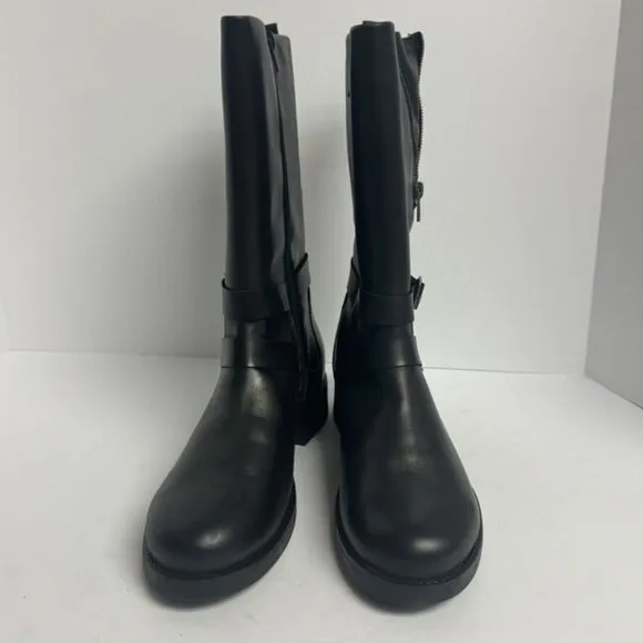 Eric Michael Women's Paloma Boots Black Leather EU40 M US9.5-10