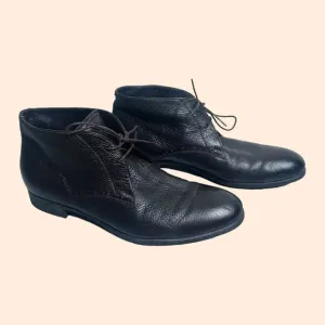 Ermenegildo Zegna Leather Chukka Boots