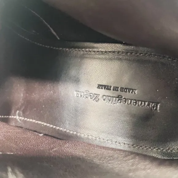 Ermenegildo Zegna Leather Chukka Boots