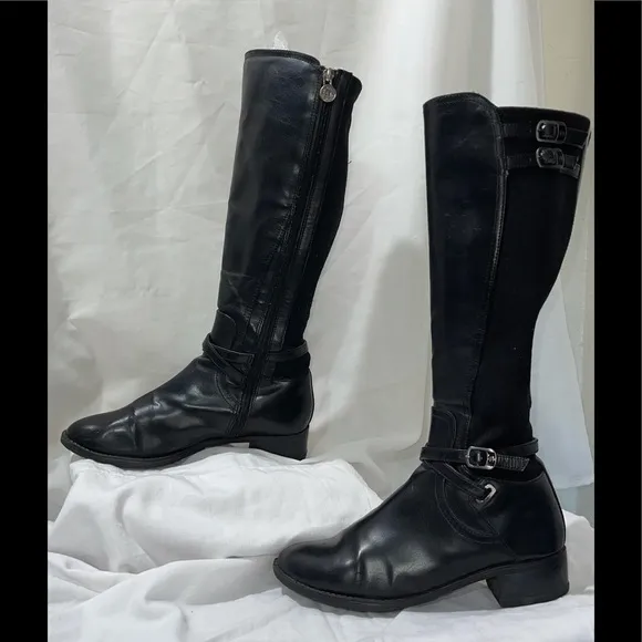 Etienne Aigner E-Celine Black Knee-High Boots