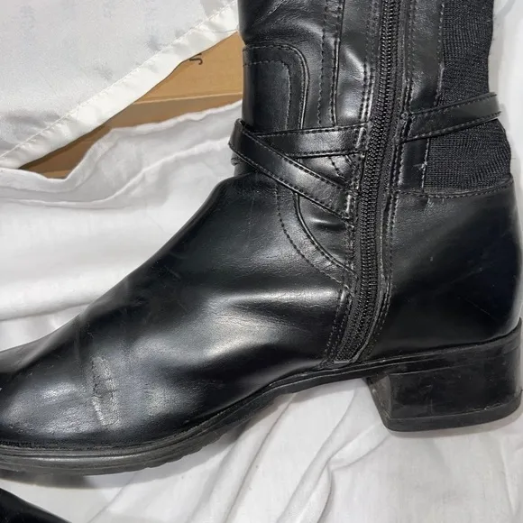 Etienne Aigner E-Celine Black Knee-High Boots