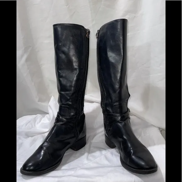 Etienne Aigner E-Celine Black Knee-High Boots