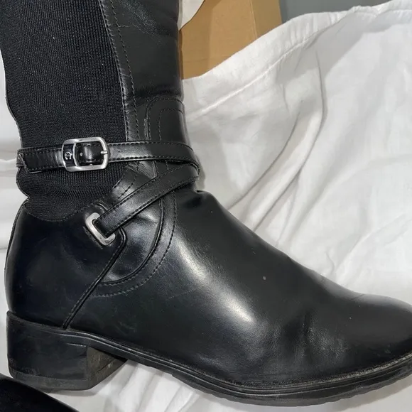 Etienne Aigner E-Celine Black Knee-High Boots