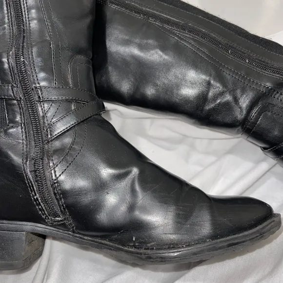 Etienne Aigner E-Celine Black Knee-High Boots