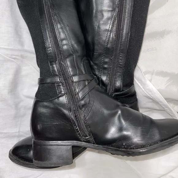 Etienne Aigner E-Celine Black Knee-High Boots