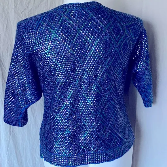 EUC Free People sequined cardigan