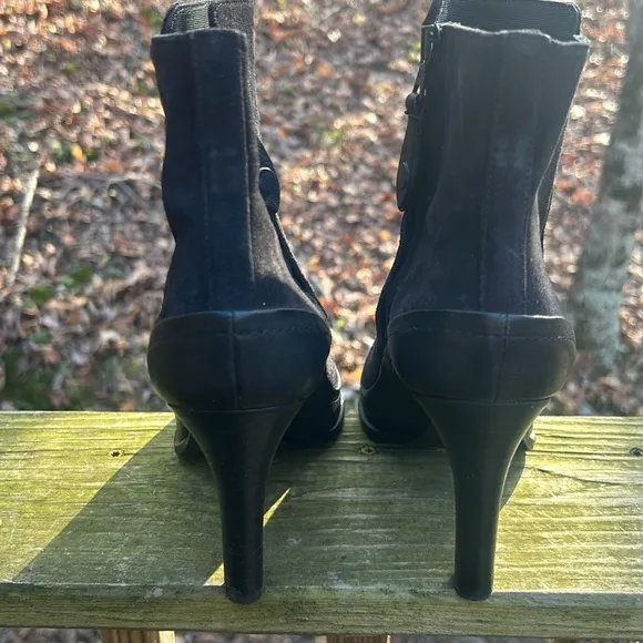 EUC Rag &amp; Bone Albion Leather Suede Ankle Boots 37.5 US SIZE 6.5
