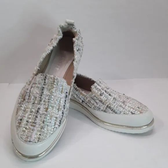 EUC Ron White Nell Pastel Tweed Slip on Shoes Size EUR 36.5 US Size 6