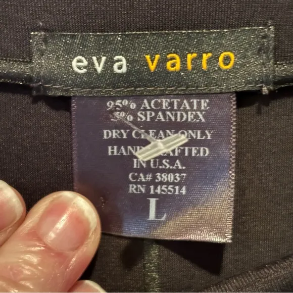 Eva Varro Animal Print A Line Dress, Large, Comfy Throw On Work Church Errands