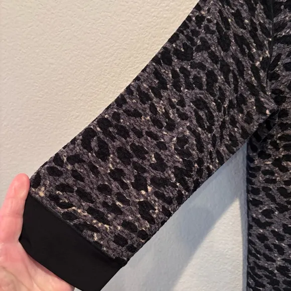 Eva Varro Animal Print A Line Dress, Large, Comfy Throw On Work Church Errands