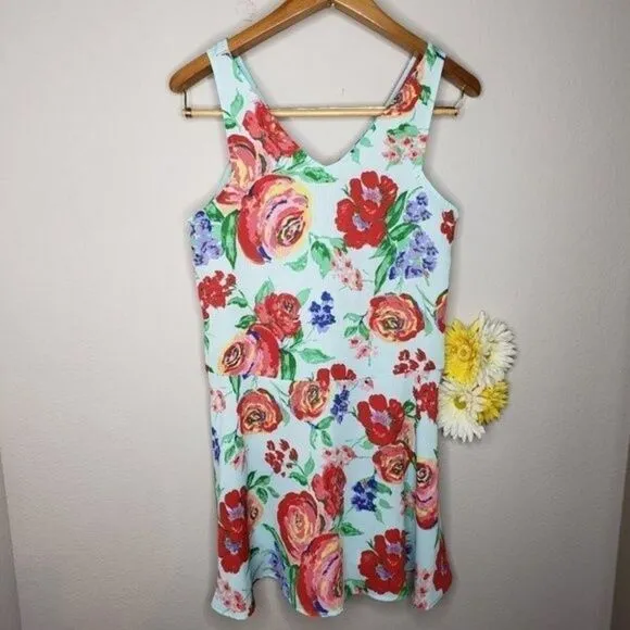 Everly sleeveless floral dress size Small