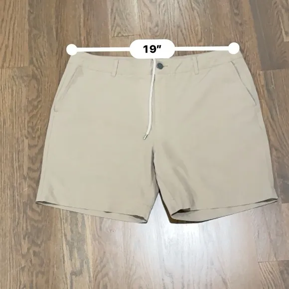 Faherty Mens All Day Belt Loop khaki Shorts size 40 E academia y2k preppy