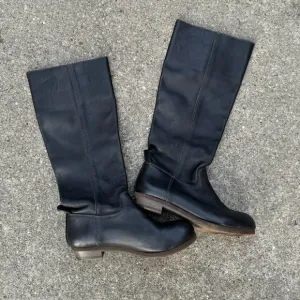Fausto santini black leather boots