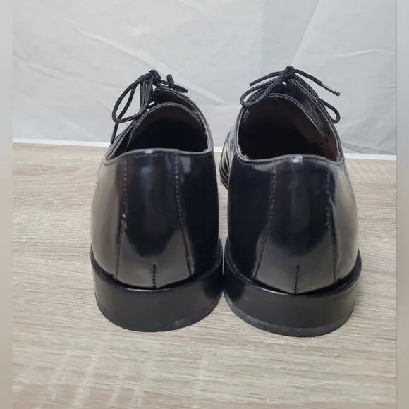 Florsheim Broxton Black Dress Shoes Lace Up Derby Leather Formal Dressy Men 11 D
