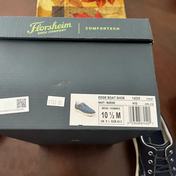 Florsheim Comfortech boat shoes NWT