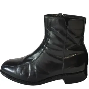 FLORSHEIM Dress Boots Regent Bike Toe Black leather 9.5 D