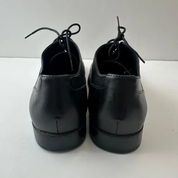 Florsheim Leather Oxford Dress Shoes Classic Lace Up Black Mens Size 9M‎