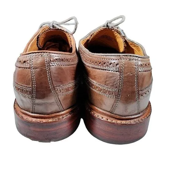 Florsheim Limited Men's Brown Veblen Wingtip Leather Oxford Shoes Size 12