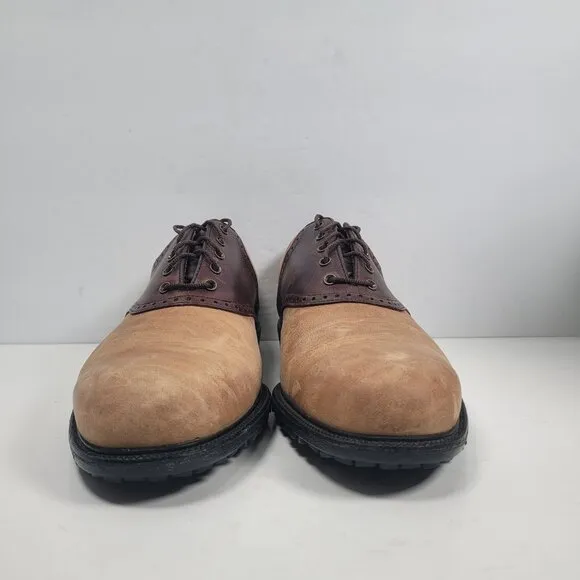 FootJoy Professional Men's Brown Leather Golf Shoes 57045 US Size 11.5W
